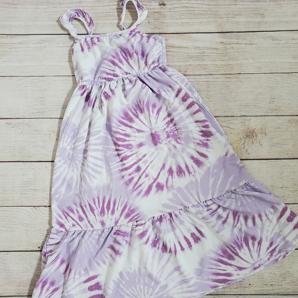 5/$20🌟32 Degrees Purple Tie-Dye Kids Dress